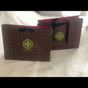 2 pcs Tory Burch paper Shopping bags